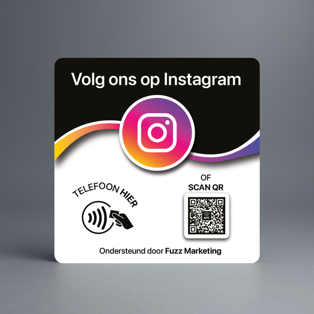 Instagram NFC-Plaque