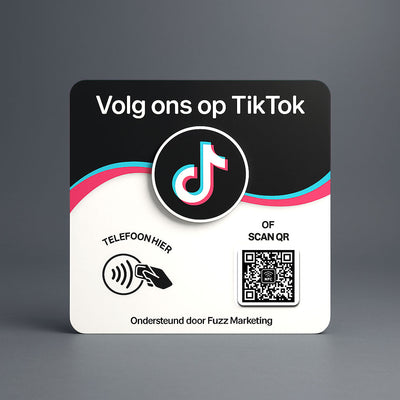 TikTok NFC-Plaque